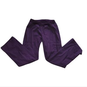 Cherokee XS purple scrub bottoms